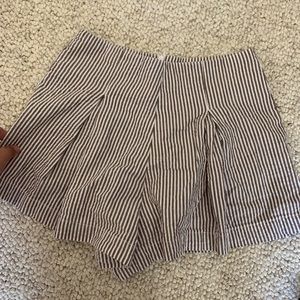 Pin stripe shorts